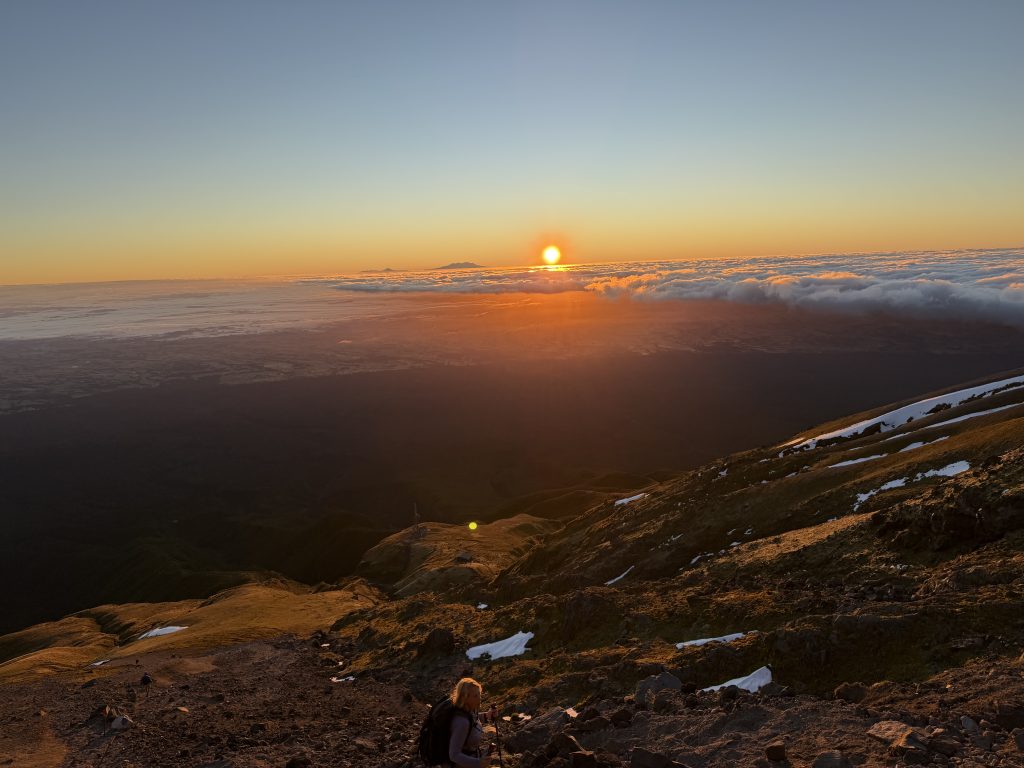Sunrise seen from Taranaki